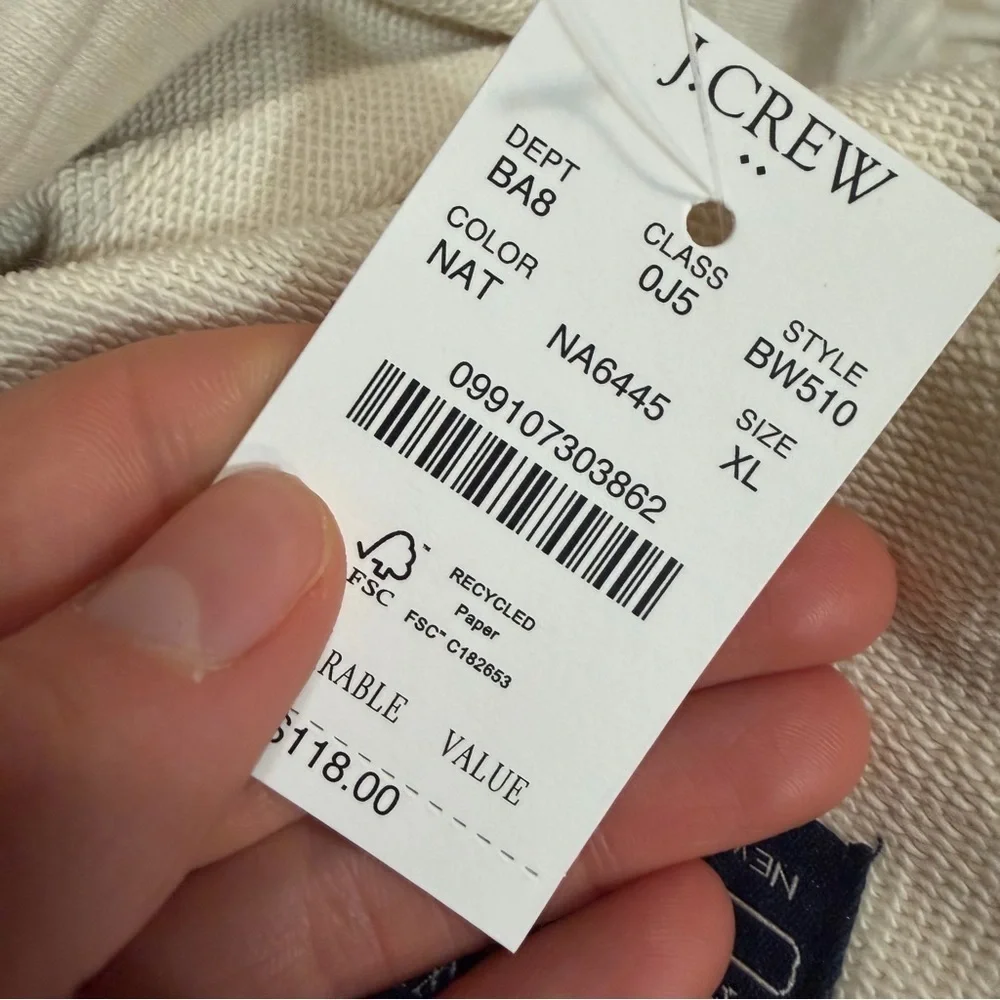 J crew  Rugby pullover sweatshirt